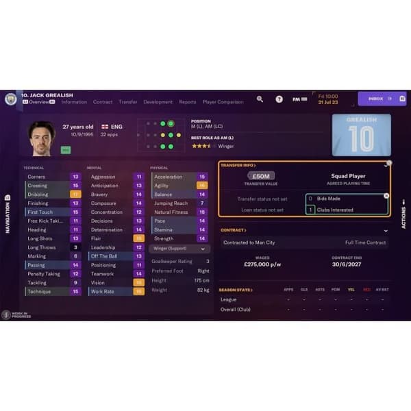 Football Manager 2024 – PS5-spel