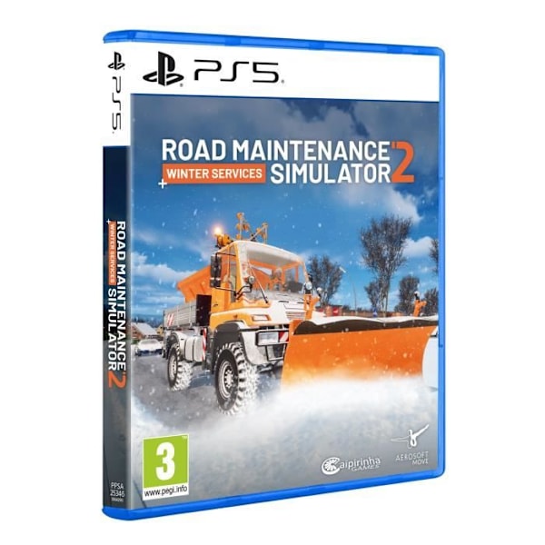 Simulaatiopeli - AEROSOFT - Road Maintenance Simulator 2 - PS5 - Talvipalvelu - 40 tehtävää