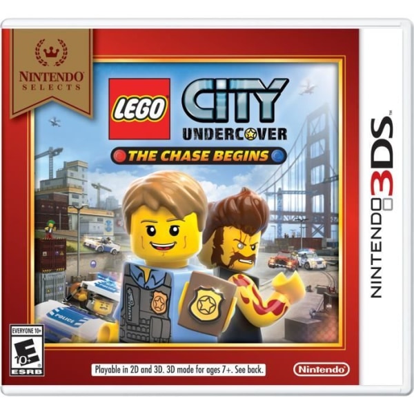 Lego City: Undercover: The Chase Begins - Selects (3DS) - Engelsk import