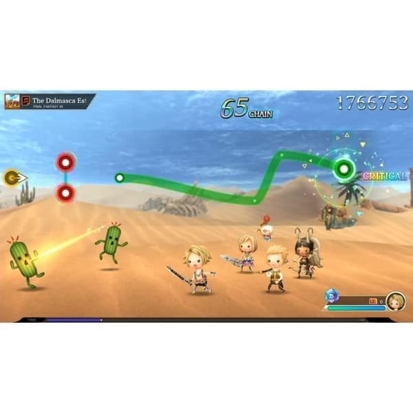 Theatrhythm Final Bar Line PS4-pelit Hvid