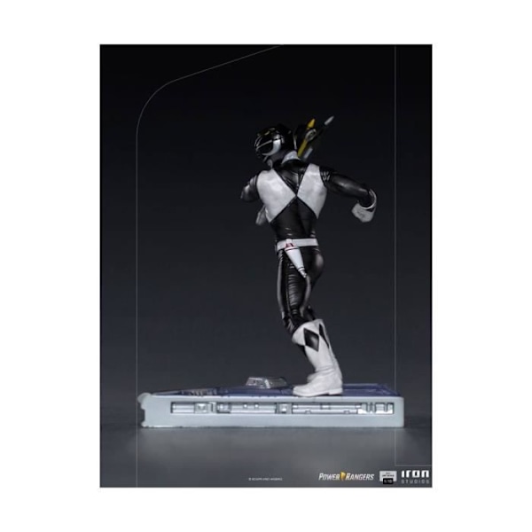 Patsas - RAUTA STUDIOT - Musta Ranger - 1/10 BDS Art Vaaka - 17 cm - Muovi - Hartsi Svart