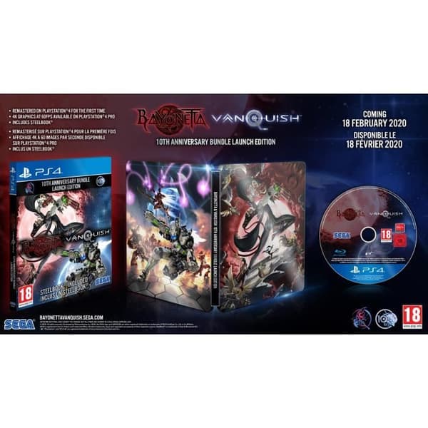 Bayonetta & Vanquish 10th Anniversary: Bundle Launch Edition - PS4-spel Vit