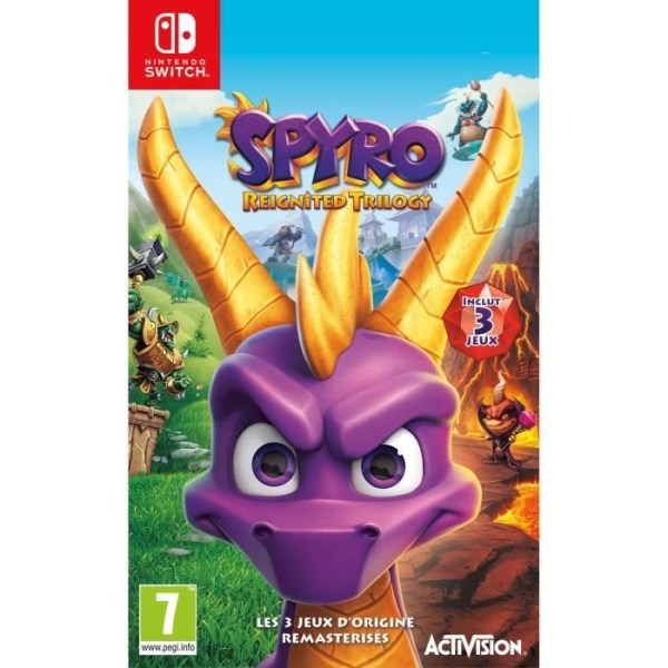 Spyro Reignited Trilogy Game Switch Vit