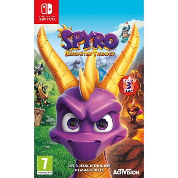 Spyro Reignited Trilogy Spil Switch Vit