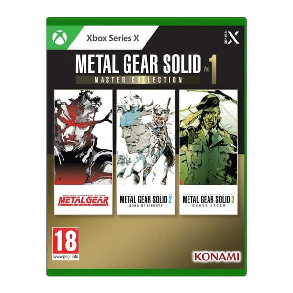 Videospel - KONAMI - Metal Gear Solid Master Collection Vol. 1 - Xbox - HD Collection - Engelska