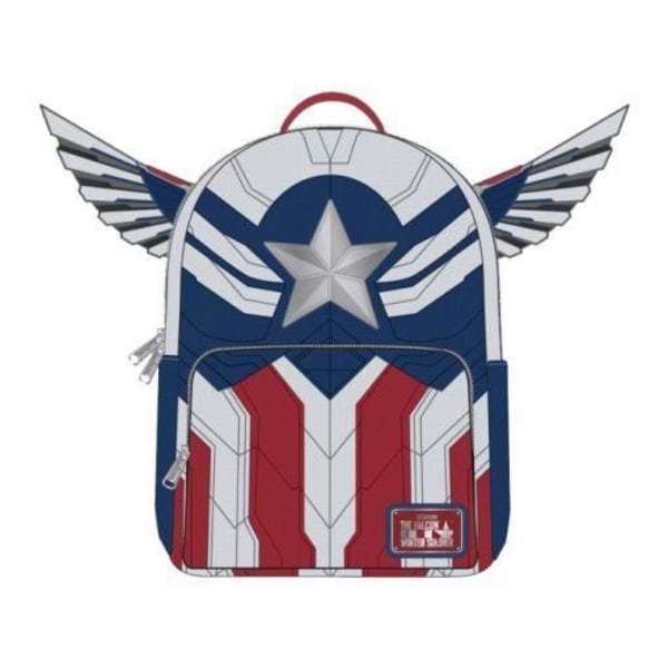 Mini Ryggsäck - FUNKO - Captain America - Veganskt Läder - Rörliga Vingar - 12 tum