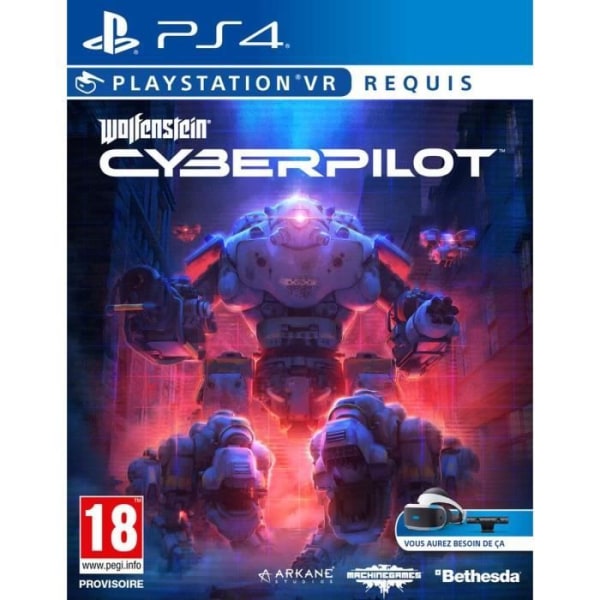 Wolfenstein II: Cyberpilot VR PS4 -peli Vit