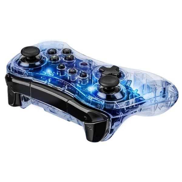 Spilkonsol - Afterglow - Pro Controller - Trådløs - Kompatibel med Wii U - Blå farve