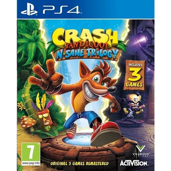 Crash Bandicoot N. Sane Trilogy PlayStation 4 italienska