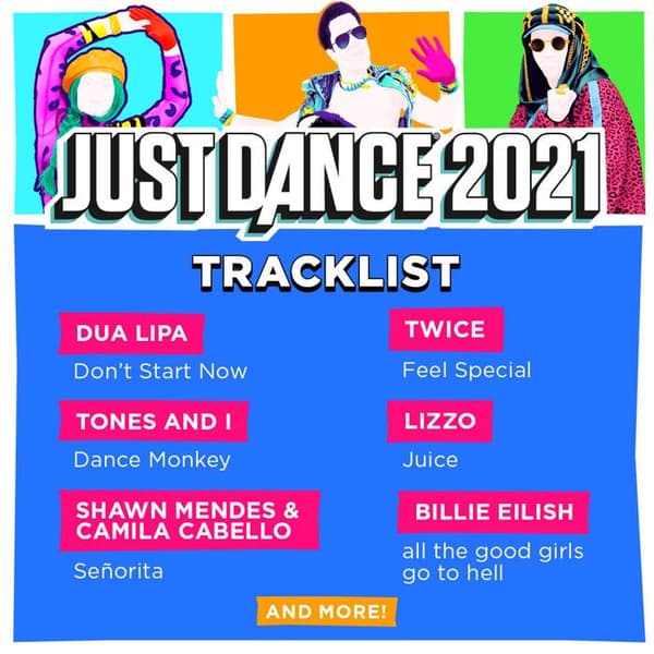 Tanssipeli - Ubisoft - JUST DANCE 2021 - PS5 - Moninpeli jopa 6 - PEGI 3+