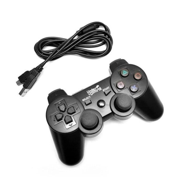 Vibrerande Wired Controller - PC - Svart