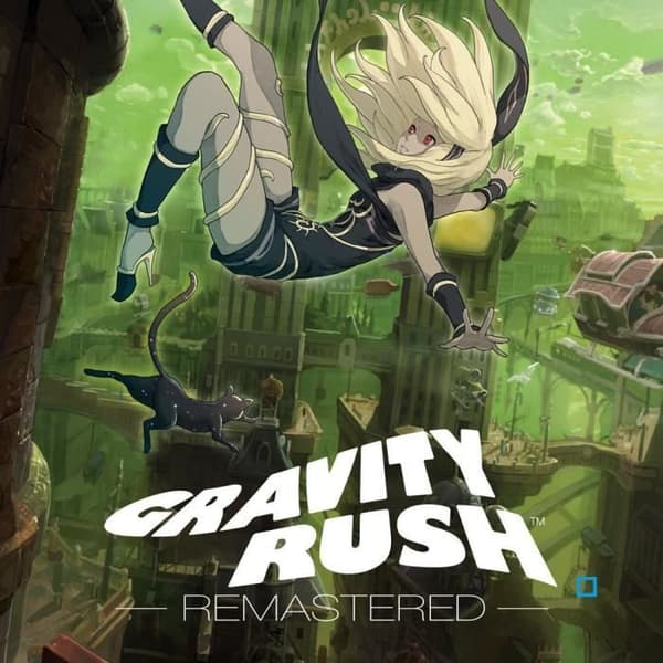 Gravity Rush Remastered PS4-spel Vit