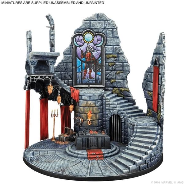 Marvel miniatyyri pelilaatikko Dracula-haudalla