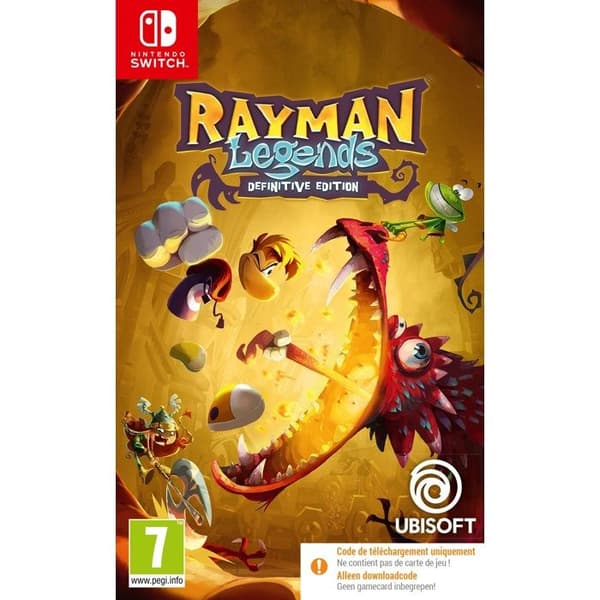 Rayman Legends Definitive Edition (Code-i-en-boks) - Version Nintendo Switch
