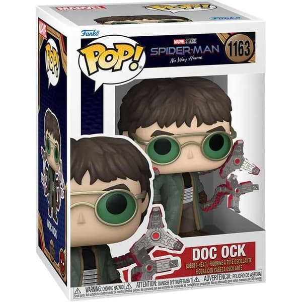 Figur - FUNKO - Doc Ock - 10cm - Samling Spider-man No Way Home - Vinyl Grøn