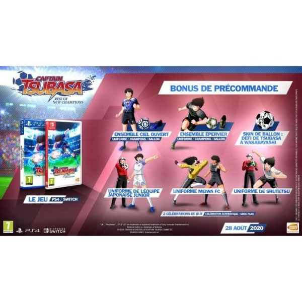 Kapteeni Tsubasa: Rise Of New Champions PS4 -peli Vit