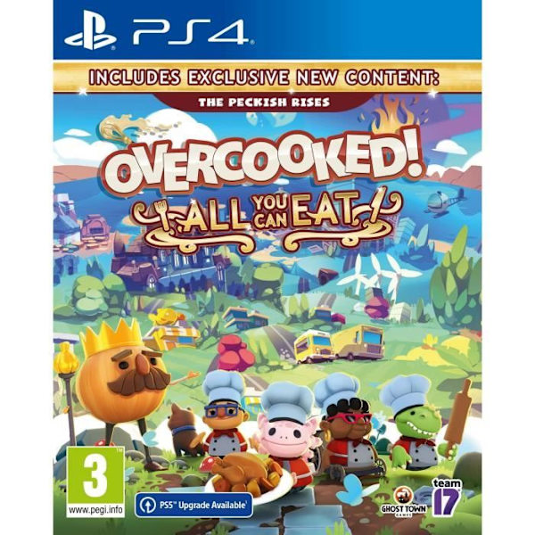 Overcooked Alt hvad du kan spise PS4-spil