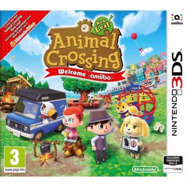 Animal Crossing New Leaf Welcome amiibo 3DS Game