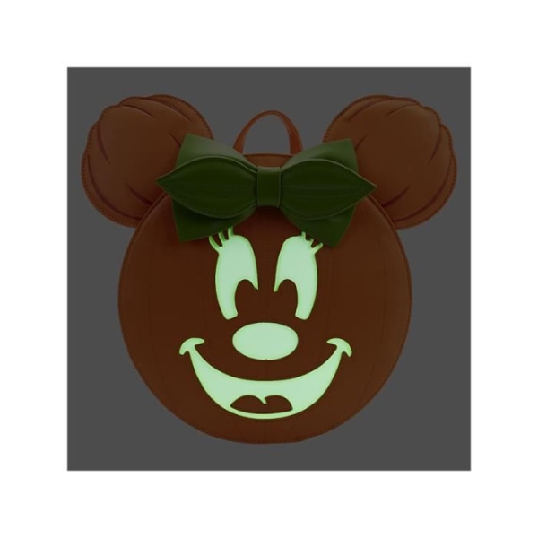 Disney Loungefly Mini Sac A Dos Glow Face Minnie Pumpkin