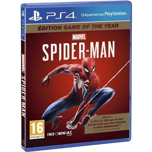 Marvels årets Spider-Man-spil PS4 Vit