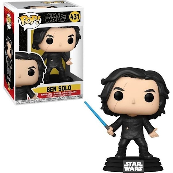 Funko Pop! Tähtien sota: Jakso 9 - Ben Solo Blue Sabre Blå