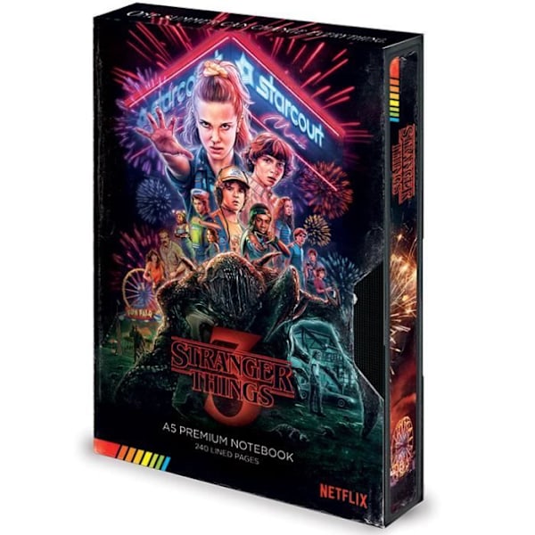 Carnet - Stranger Things - VHS - Multicolor - 14,8 cm - 21 cm Flerfärgad