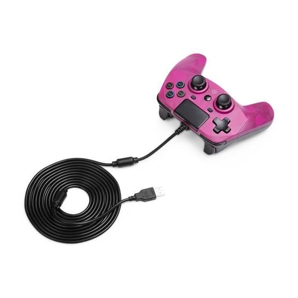 Gamepad - snakebyte - Kablecontroller Pad 4 S - PS4 - Pink - Kablet - Vibration Rose
