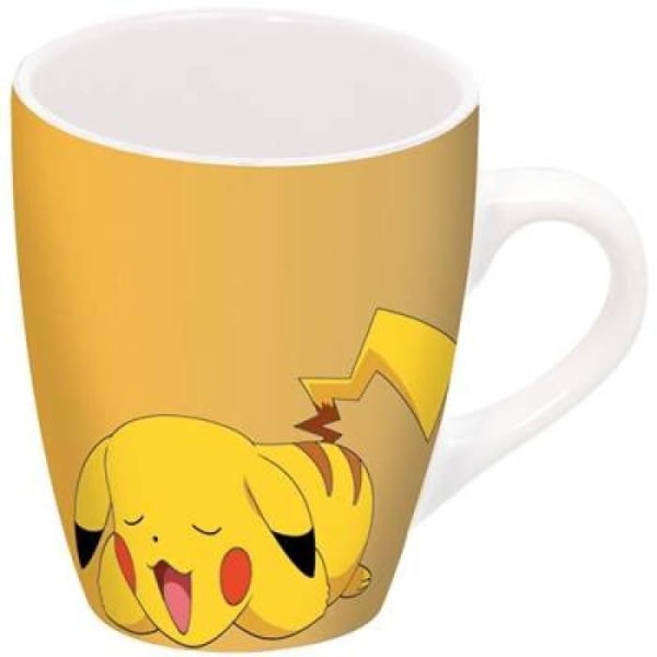 Krus - Pokemon - Pika Sleeping - Cylindrisk - Porcelæn - Sort