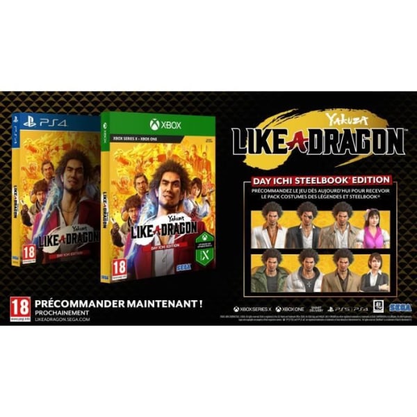 Yakuza 7 Like a Dragon Day Ichi Edition Xbox One-spel