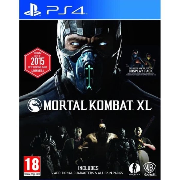 Videopeli - Warner Bros. Interactive - Mortal Kombat XL - PS4 - Standard Edition - Verkkotaistelu