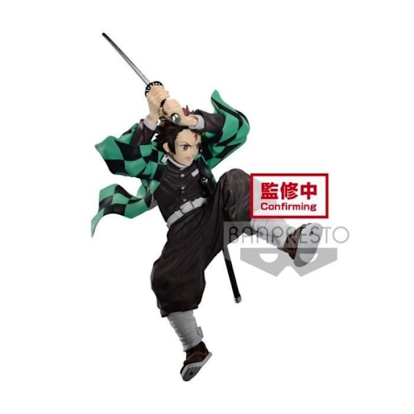 Figurin - BANDAI VISUAL - Demon Slayer - Tanjiro Kamado - Ljusa färger - Realistiskt Ljusa färger