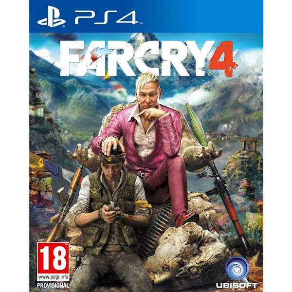PS4-spil - Far Cry 4 - Ubisoft - FPS-optagelse - PEGI 18+ - Blu-Ray-platform