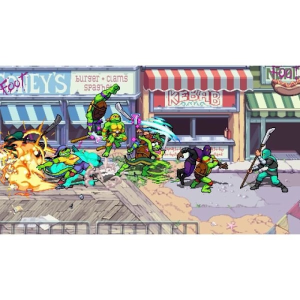 Videopeli - Silverline - TMNT Shredders Revenge - Ultimate Edition - Nintendo Switch - Toiminta 1-4 pelaajaa Flerfärgad