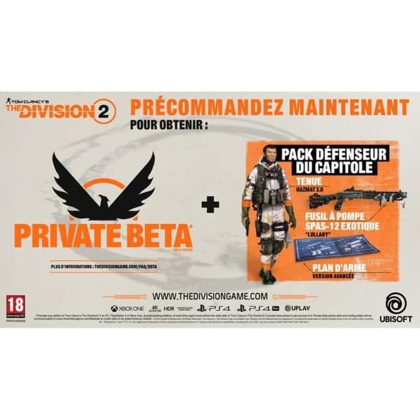 The Division 2 Peli PS4 Vit