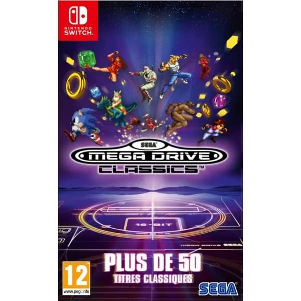 SEGA MEGA DRIVE Classics Switch-spel Vit