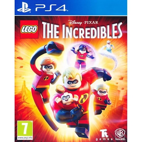 PS4 spil - Lego - Incredibles - Action eventyr - For voksne - Engelsk/dansk version