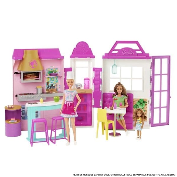 Barbie – Barbie-ravintola + nukke