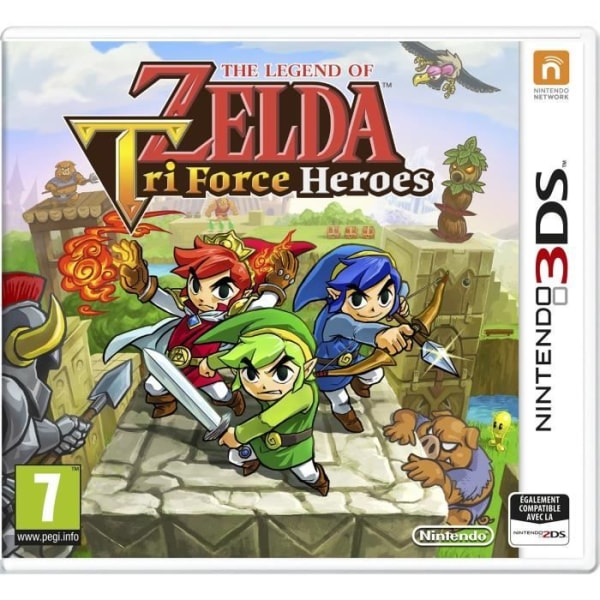 Zelda: Tri Forces Heroes - Nintendo 3DS-spel