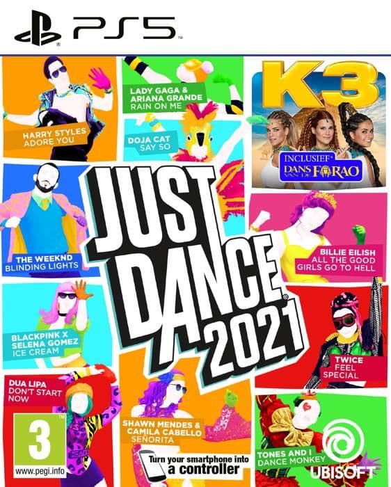 Tanssipeli - Ubisoft - JUST DANCE 2021 - PS5 - Moninpeli jopa 6 - PEGI 3+