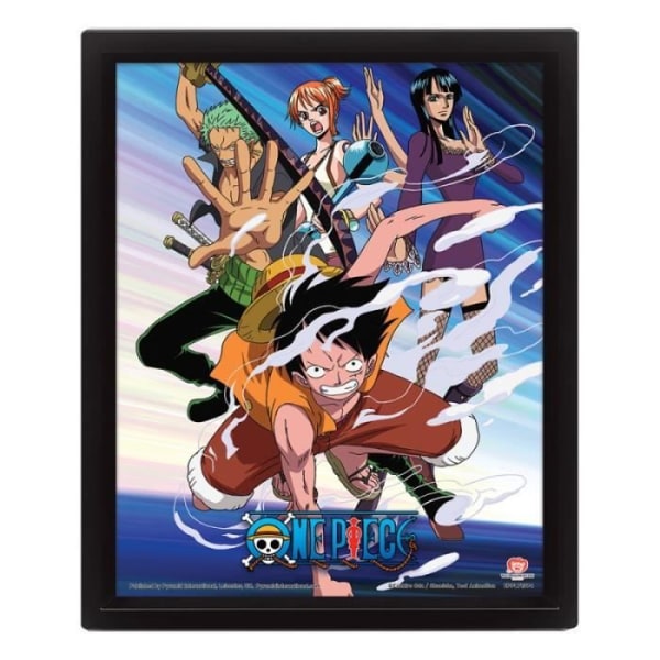 Frame One Piece Characters Animated Effect 3D Unik