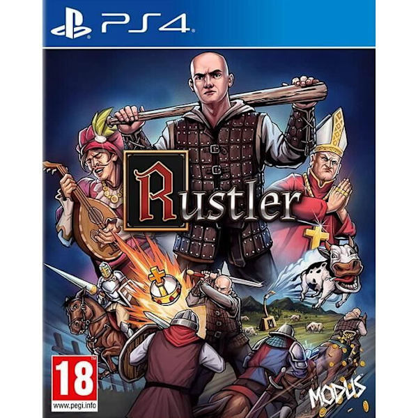 Videopeli - Rustler - Rustler - Keskiaikainen universumi - Avoimen maailman toiminta - Epäsovinnainen huumori