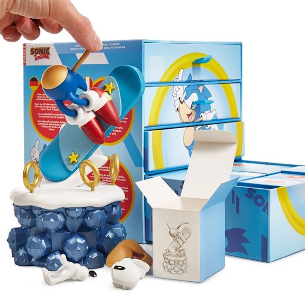 Numskull - Sonic the Hedgehog - 24-dages julekalender (bygge figurine Sonic) Flerfärgad