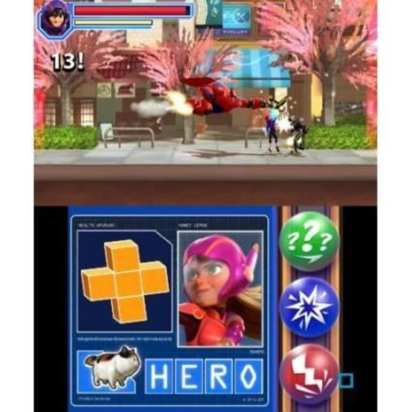 Videopeli - Disney - The New Heroes - Fight in the Bay - 3DS - Toiminta