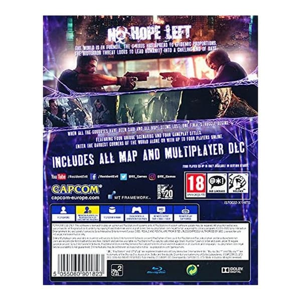 Videospels - CAPCOM - Resident Evil 6 HD - PS4 - Action - Blu-Ray - PEGI 18+