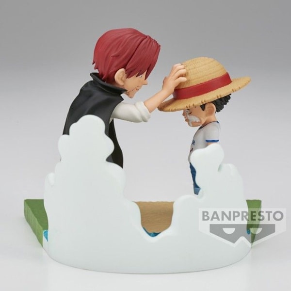 ONE PIECE - MONKEY.D.LUFFY & SHANKS VÄRLDENS SAMLA FIGUR LOG HISTORIER