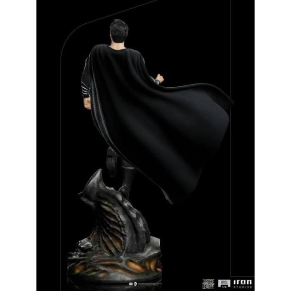 ZACK SNYDER'S JUSTICE LEAGUE STATUETTE KUNSTSKALA 1-4 SUPERMAN BLACK SU