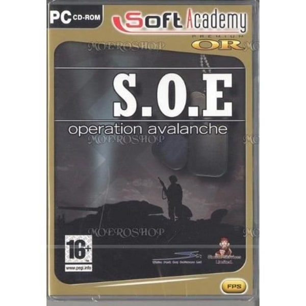 Videospel - SOE - ww2 - Fransk PAL-version - Standardutgåva - I låda