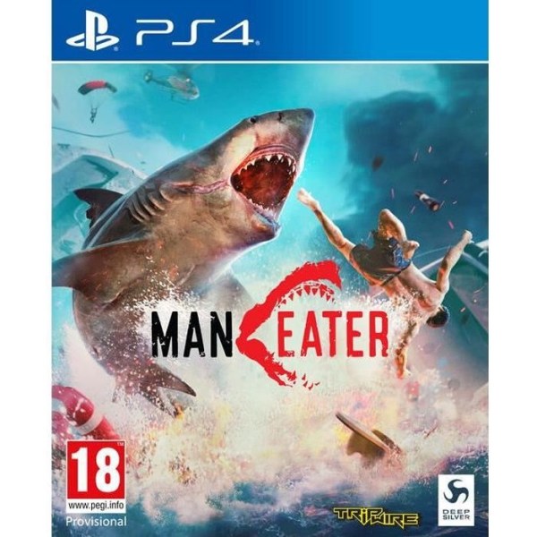 Maneater Day One Edition PS4-spel Vit