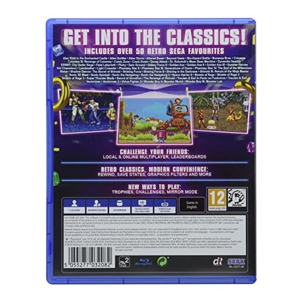 Videospel - SEGA - Mega Drive Classics (PlayStation 4) - Plattform PS4 - Engelska - PEGI 12+