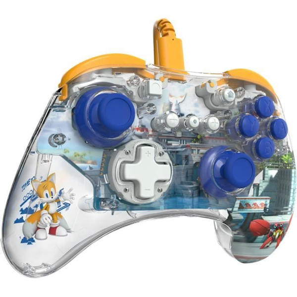 Kabelcontroller til Nintendo Switch™ - PDP - Realmz Tails - LED-belysning Multifarvet